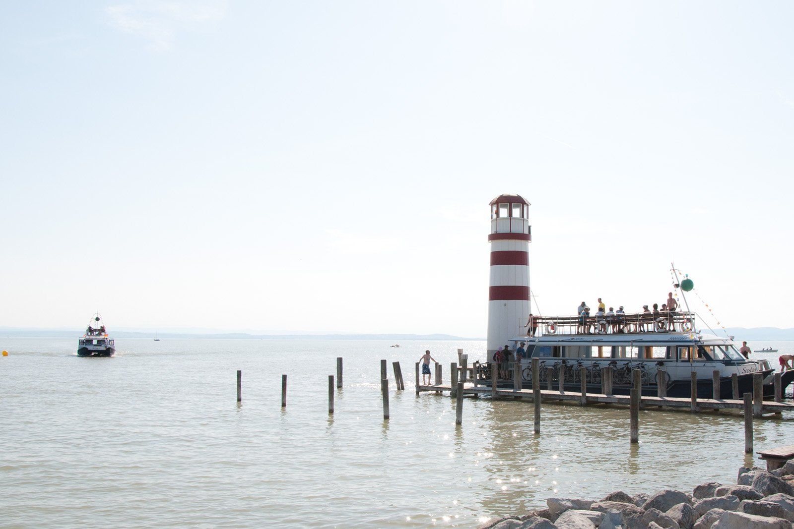 Lighthouse on Lake Neusiedl in Podersdorf