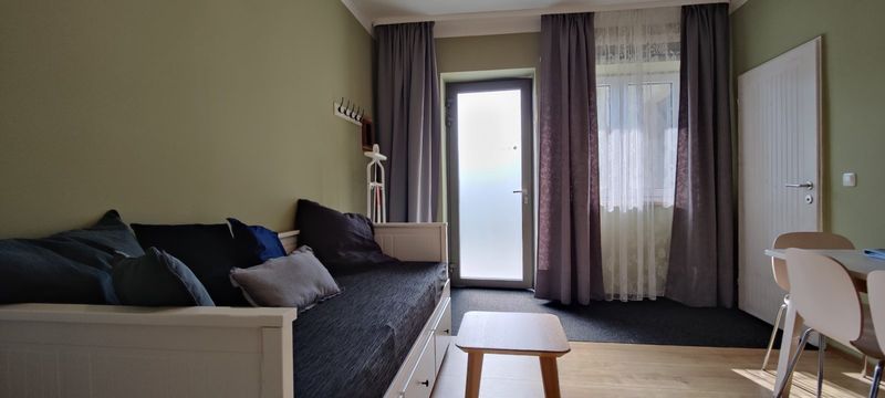 Apartment Lichtblick: Aufenthaltsraum, Alternative Schlafmöglichkeit, Sitzmöglichkeit